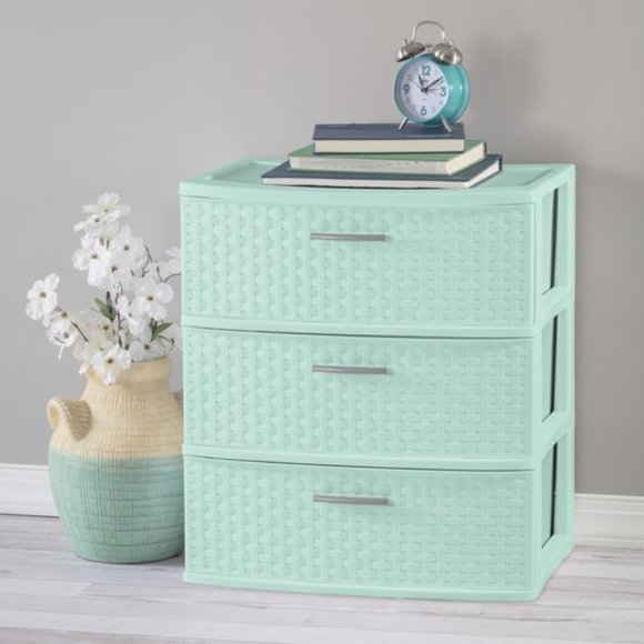 Sterilite 3 Drawer Wide Weave Tower - Picture 1 of 4